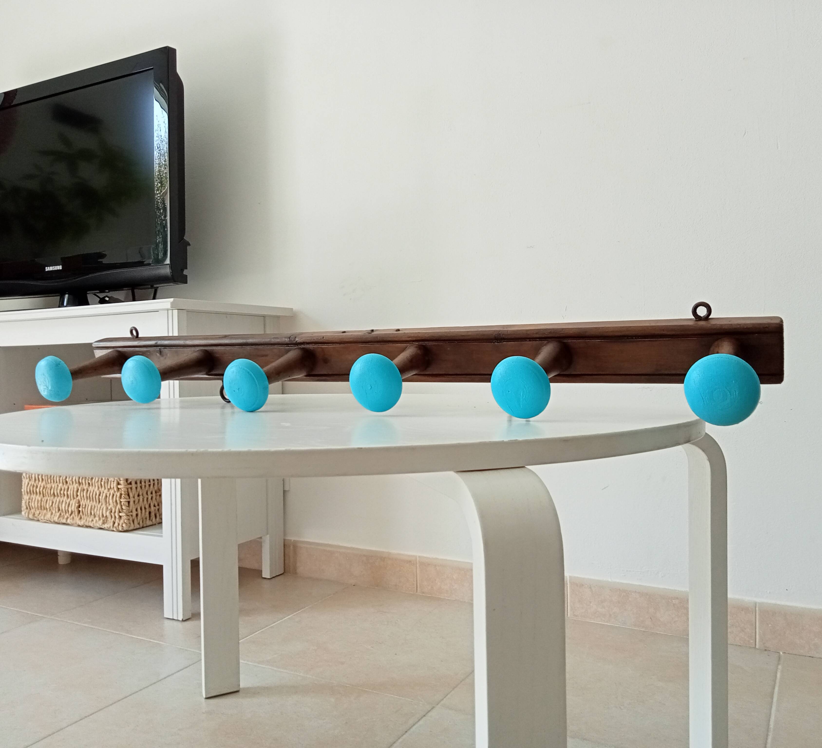 Old wall coat rack from the 40s