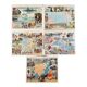 Set of 5 cards illustrated by JP Pinchon - 1948