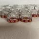 Set of 10 antique glasses