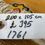 Rare Mongolian Rug 200x105 cm, Vintage Old Tribal