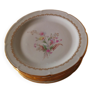 Lot de 7 assiettes C.G