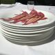 8 Plates flat fish painted handmade art art Proceram