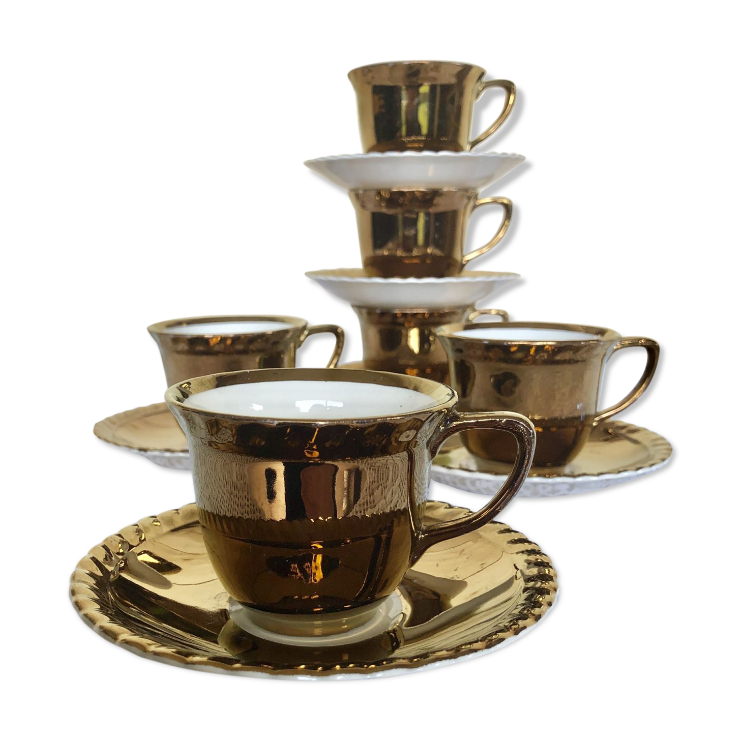 Gray's pottery coffee service