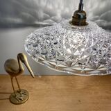 Vintage glass pendant lampshade - tableware collection -
