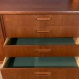 Vintage Scandinavian sideboard, vintage teak sideboard