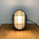 Grey Industrial Cast Iron Wall Lamp from Elektrosvit, 1960s
