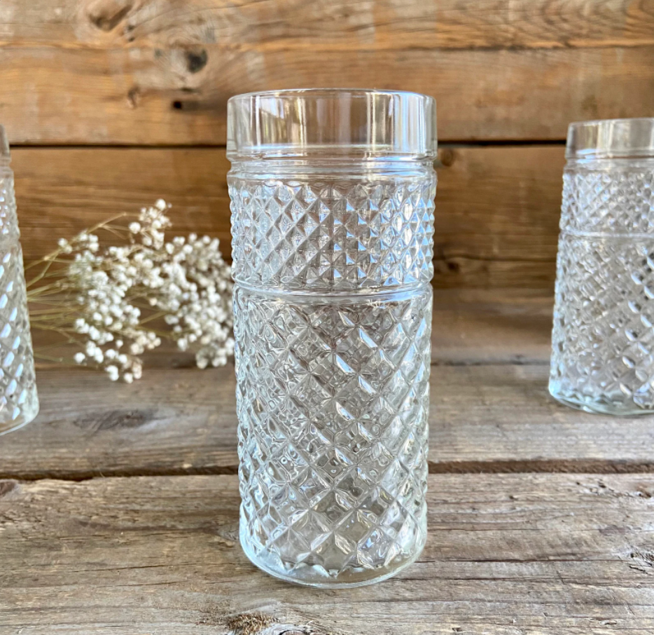 Set of 6 vintage glasses