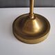 Antique brass and glass paste tulip lamp