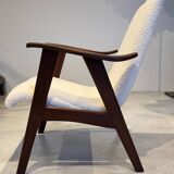 Scandinavian Teak Armchair designed by Louis Van Teeffelen circa 1960