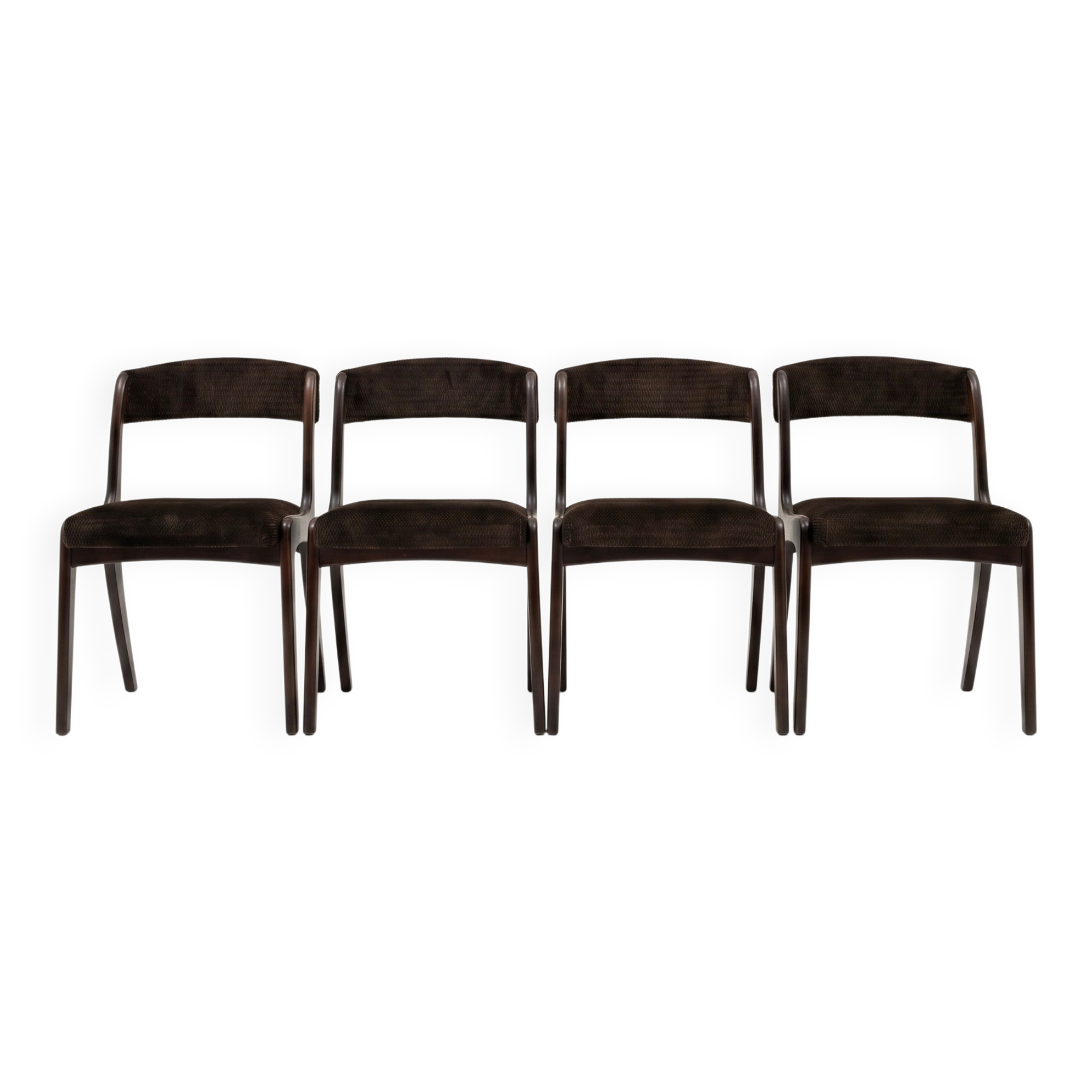 Set of 4 Baumann chairs model Gondole - 1960