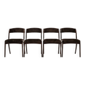 Lot de 4 chaises Baumann modèle Gondole - 1960