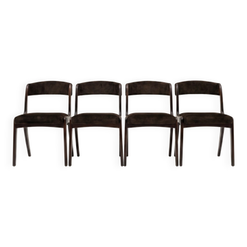 Set of 4 Baumann chairs model Gondole - 1960