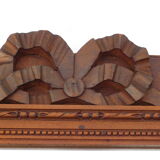 Old rectangular walnut mirror 55x45cm