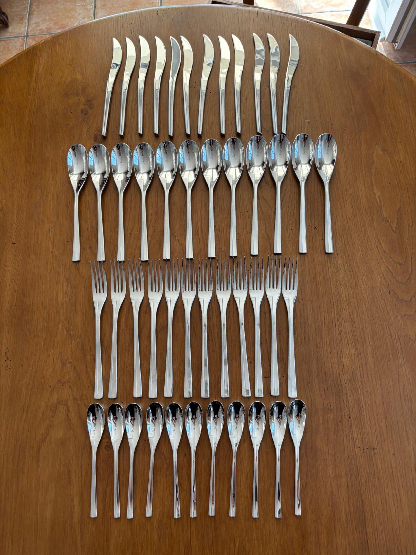 Exceptional Couzon household set Neuvième Art – 123 pieces – stainless steel 18/10