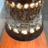 Brutalist ceramic pendant from the mid-century modern period by Judi Kunst.