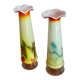 Duo de soliflores à collerette
