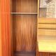 Vintage 1950s combined wardrobe in varnished mahogany – Scandinavian