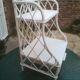 Etagère en rotin blanc