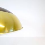 Large Space Age table lamp in brass by Fagerhults, Sweden, 1970s.