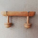 Wooden coat rack