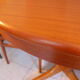 Table expandable 60s massive teak