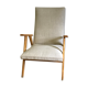 Scandinavian armchair lined with jute