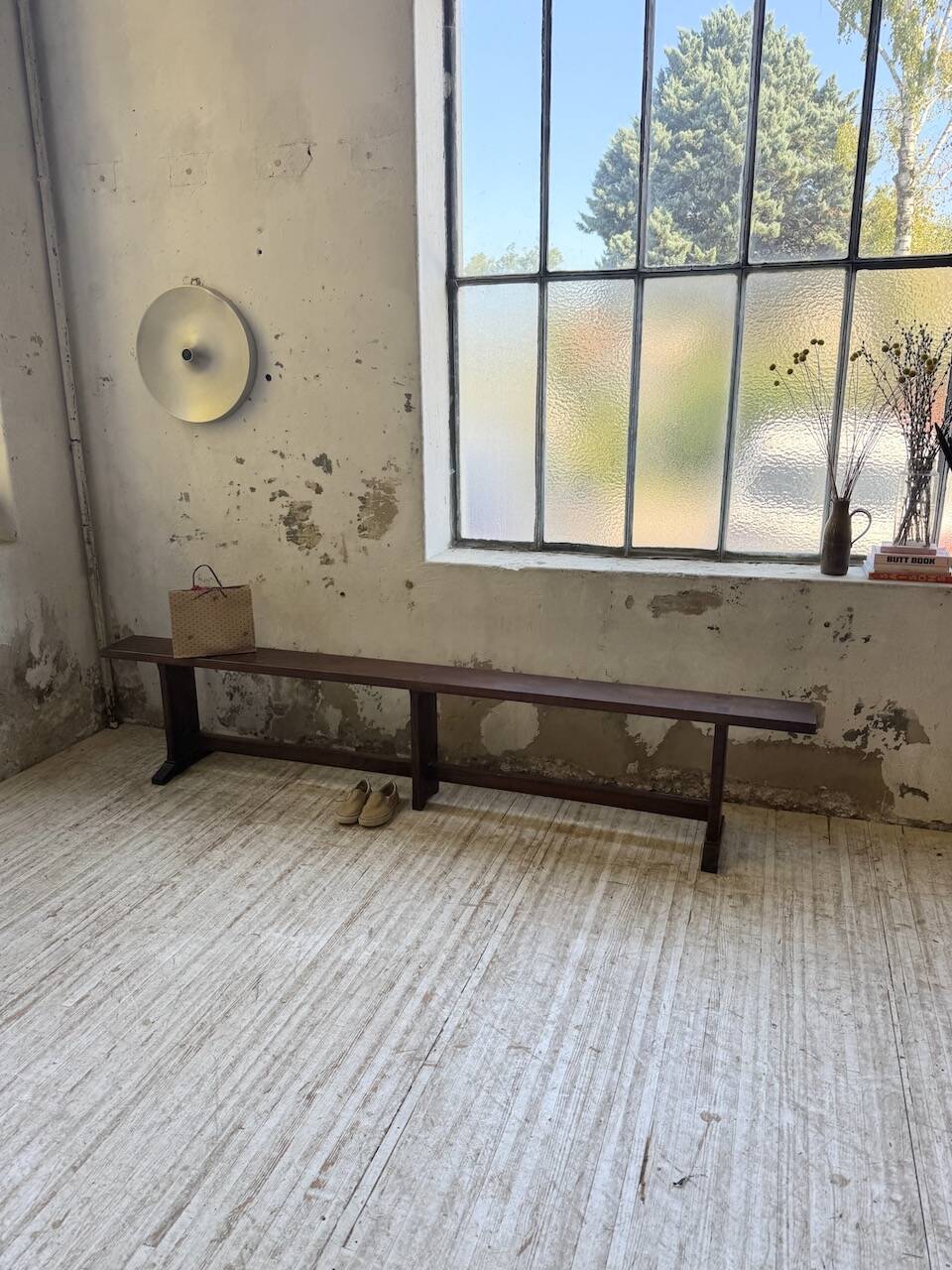 Oak bench 260 cm (2 available)