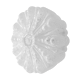 Ceiling lamp from the 70s in molded glass