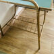 Table basse vintage range disques vyniles