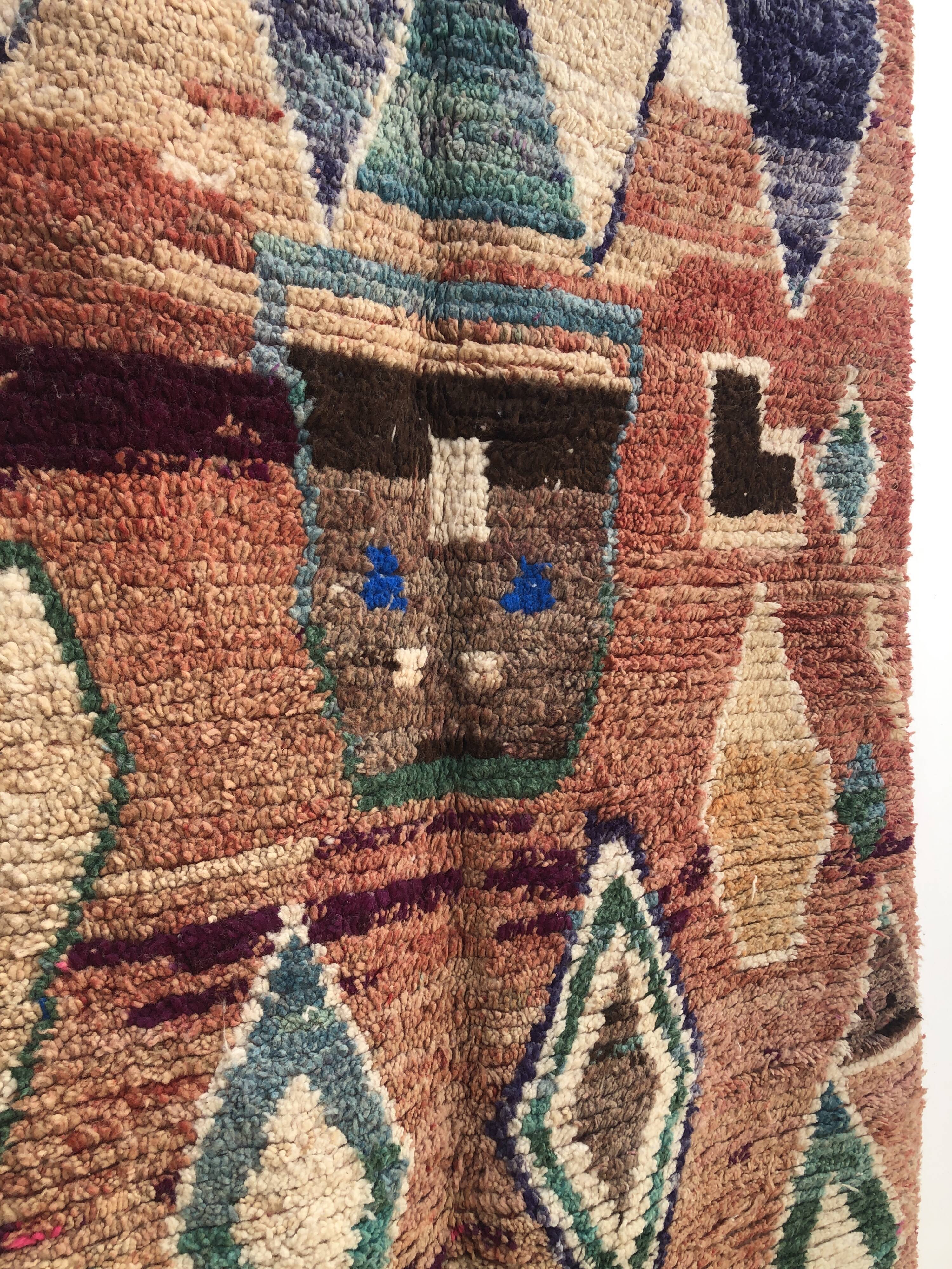 Moroccan Berber carpet Boujaad 2,44x1.46m