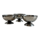 Set of 3 stainless steel bowls