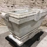 Gardener XVIIIth, century in molded marble, carved
