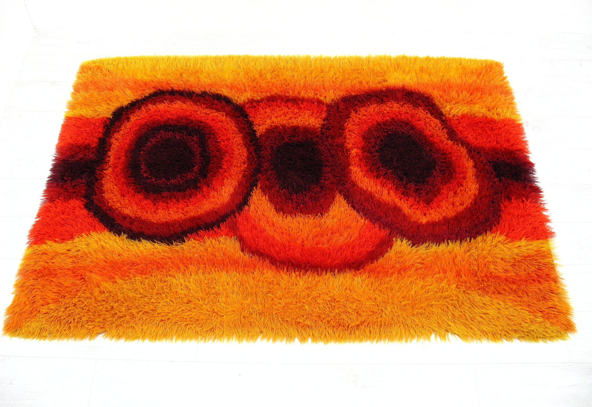 Scandinavian Carpet, 1970s 200x138cm