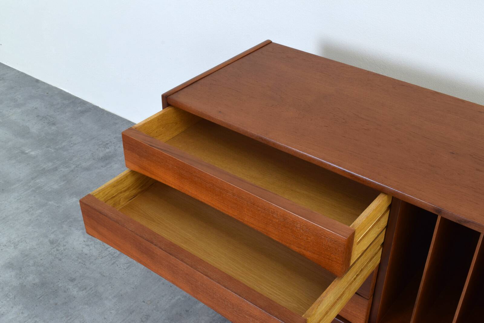 Hi-Fi sideboard in teak mid-century Ulvö by Erik Wørts for Ikea, 1960s.