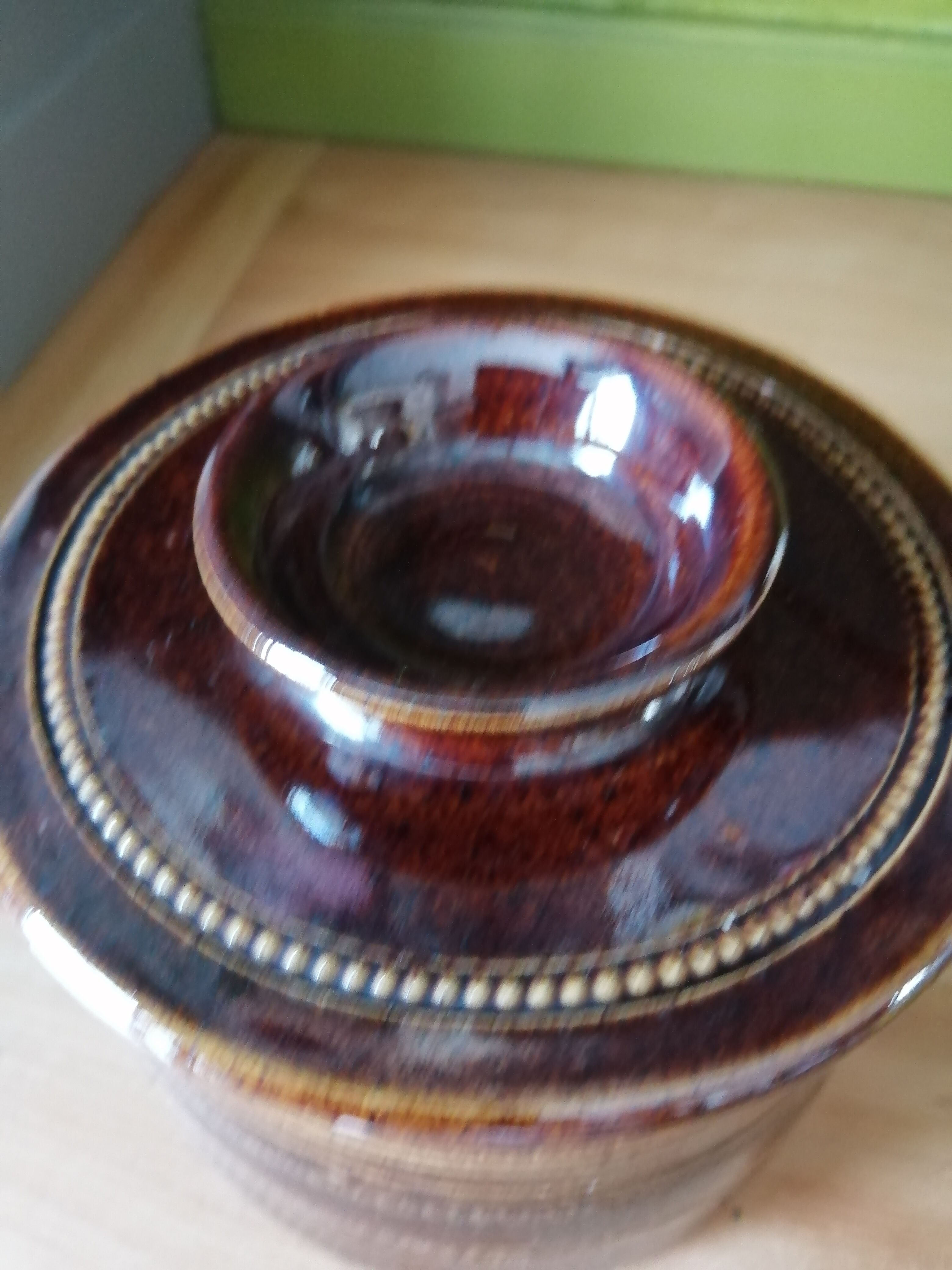 Old sandstone butter maker