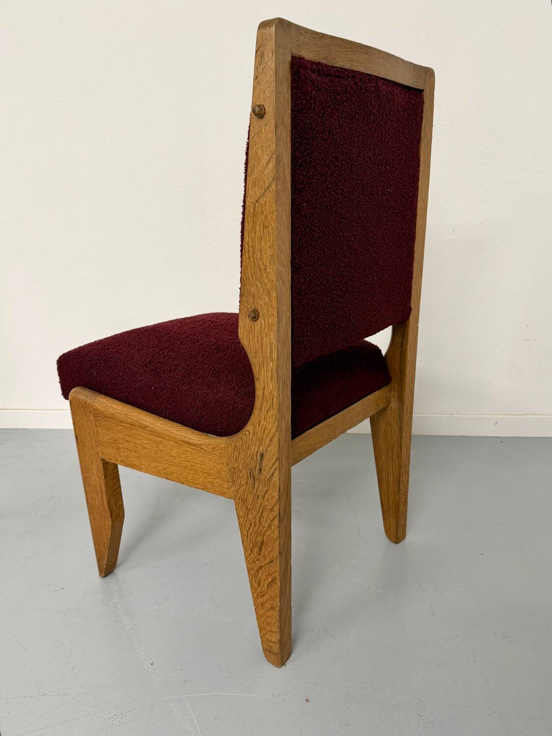 Vintage Guillerme & Chambron designer armchair from the 1960s