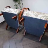 Set of 2 Style Halabala Lounge Armchairs