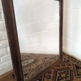 Trumeau mirror with abstract decoration