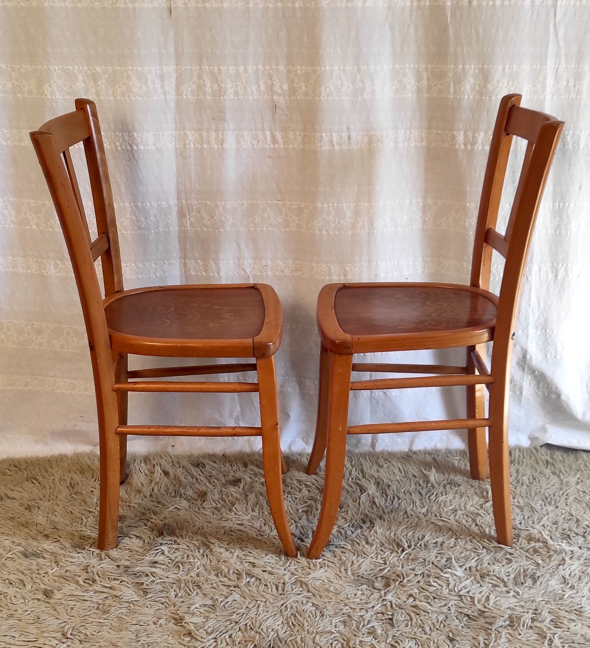 Duo of bistro chairs Luterma – 60s