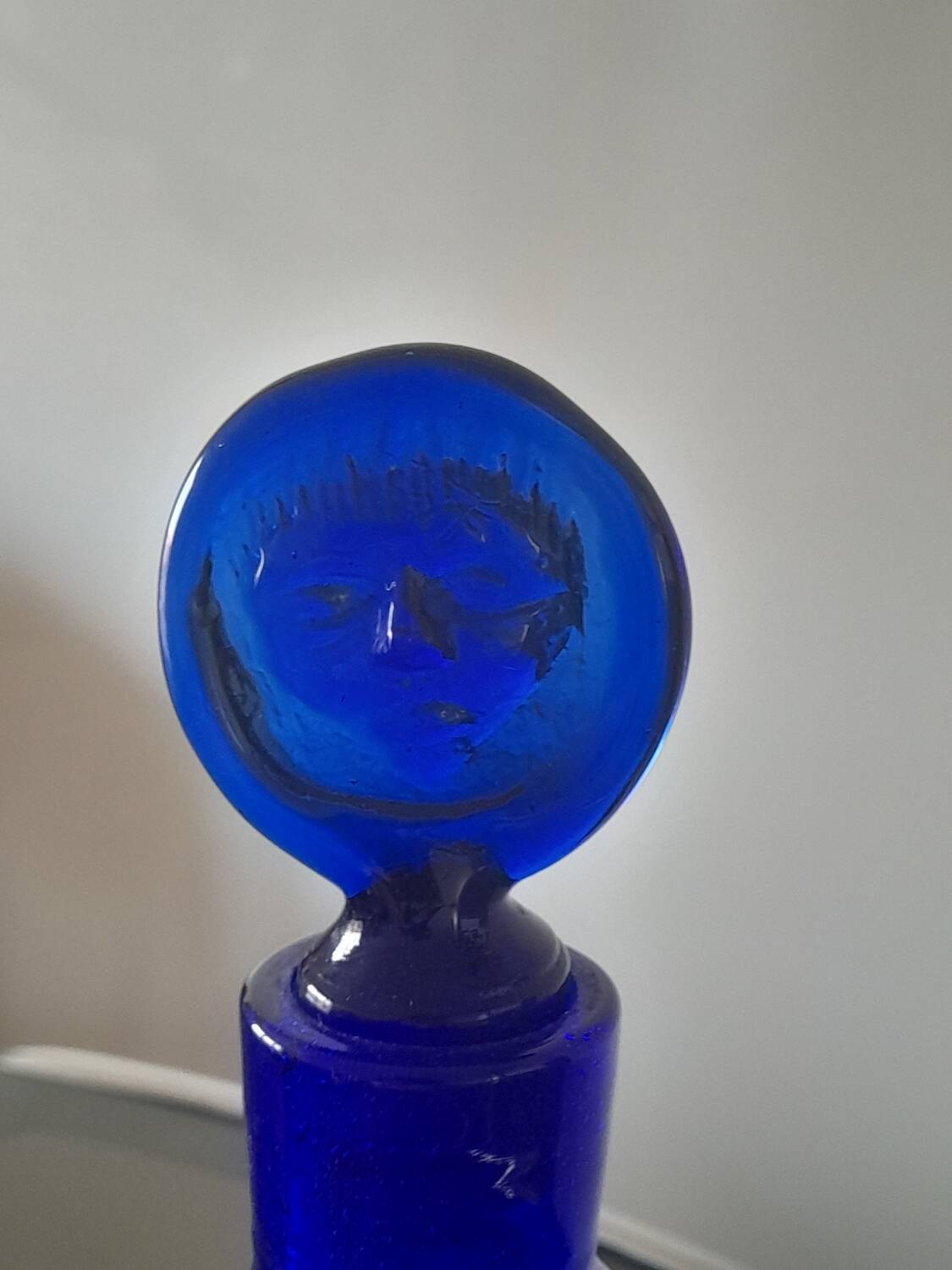 Decanter bottle sculpture by Erik Hoglund