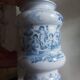 Moustier vase signed