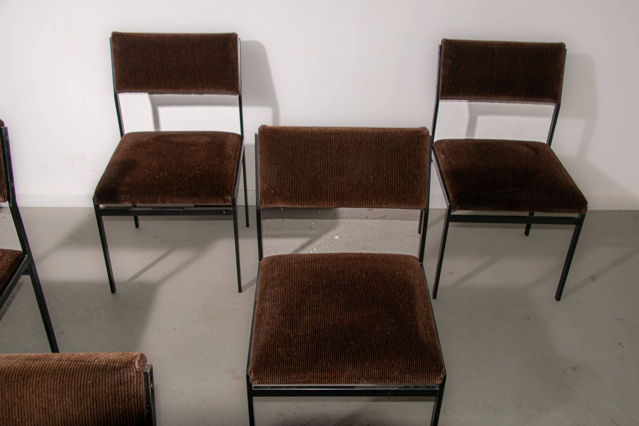 Chaises SM07 conçues par Cees Braakman pour Pastoe. Vers 1970