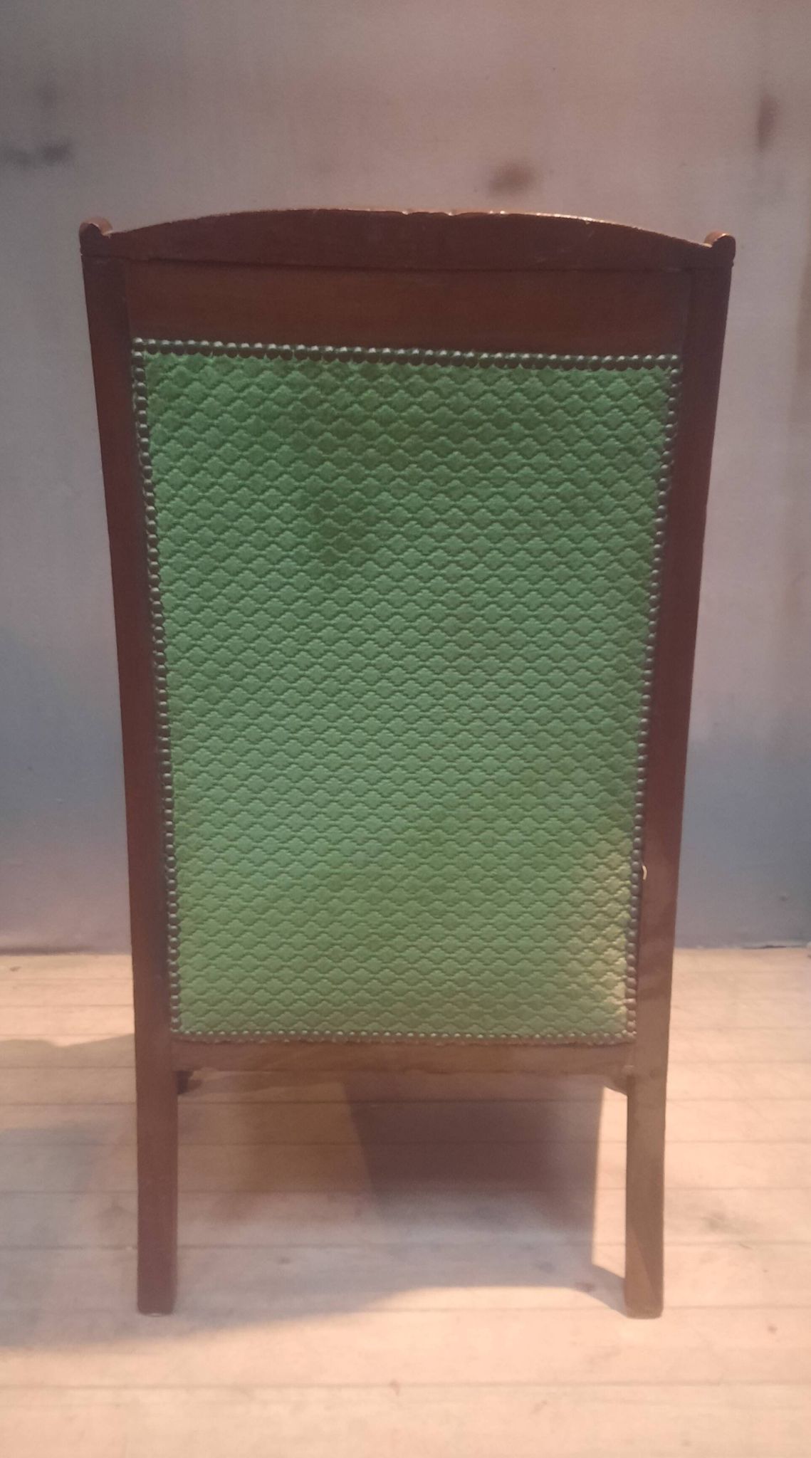 Empire bergère in mahogany veneer