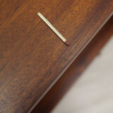 Bibliothèque en acajou, années 60, design danois, fabrication: Danemark