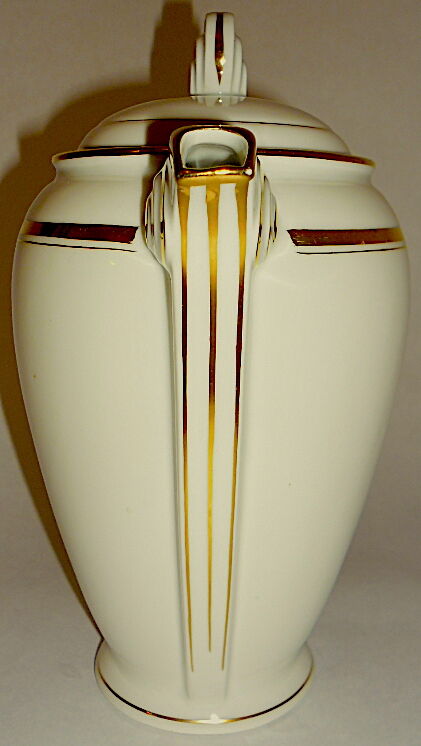 Art deco porcelain coffee maker from mehun-sur-yèvre