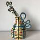 Zoomorphic ceramic bottle, Kéraluc, Georges Allier, 1950s