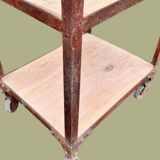 Old workshop furniture, industrial shelf