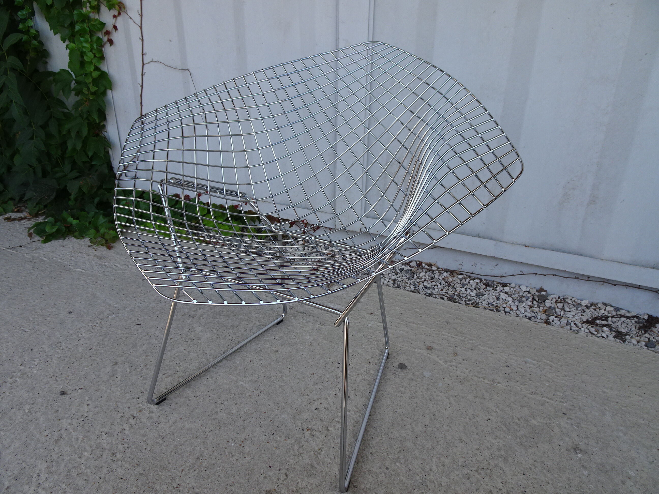 Fauteuil diamant par Harry Bertoia estampillé Knoll