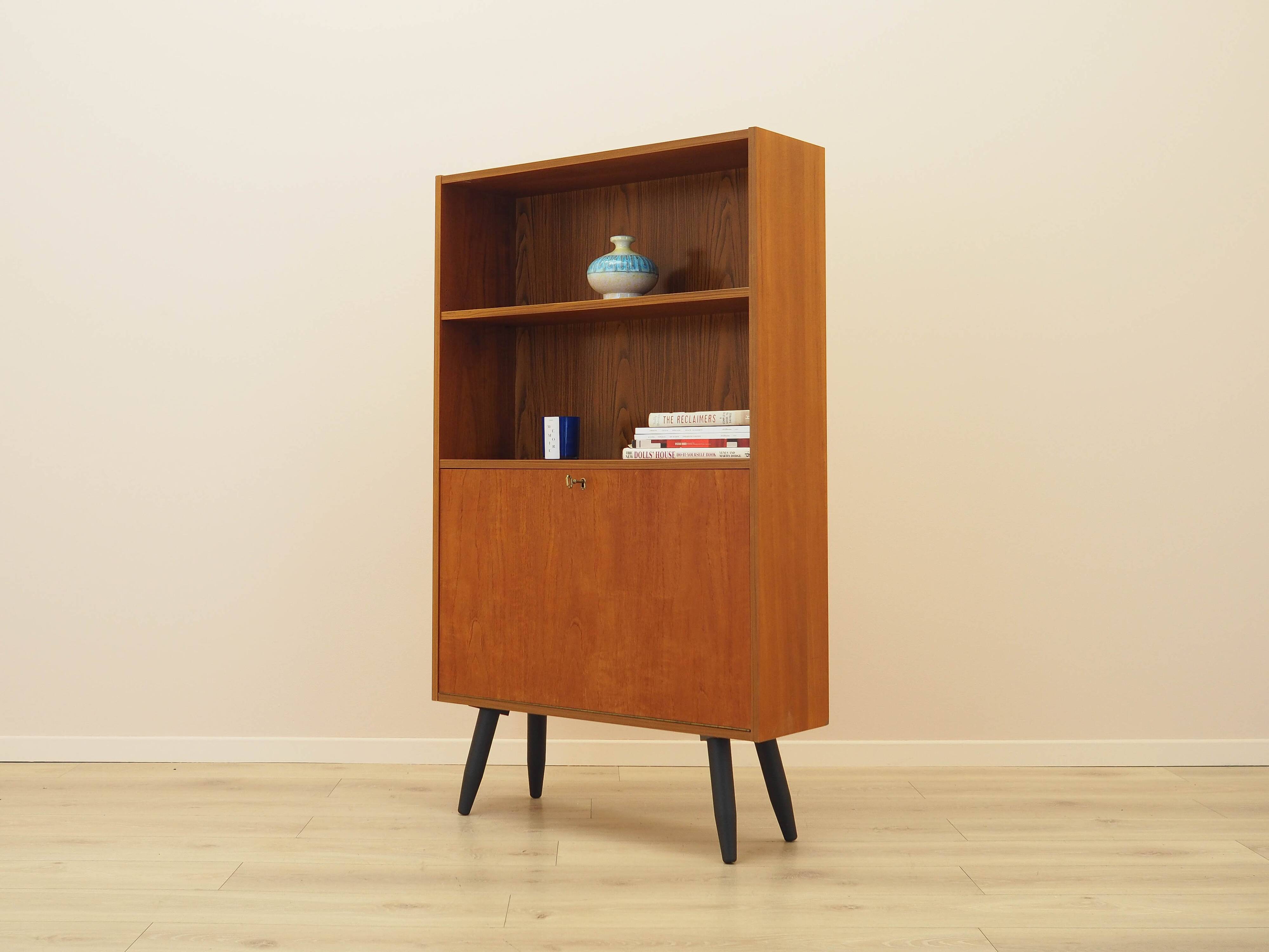 Teak bookshelf, Danish design, 1970s, made in Denmark.
