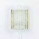 Ice glass wall lights from doria leuchten, germany, 1960s